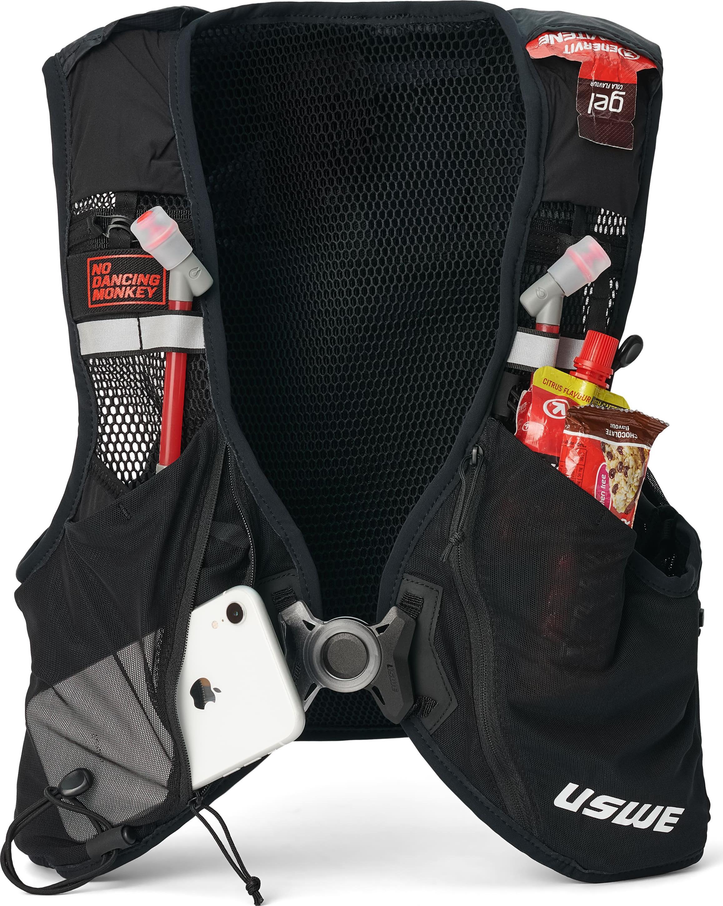 USWE Pace 14L Trail Running Vest Black løpevest