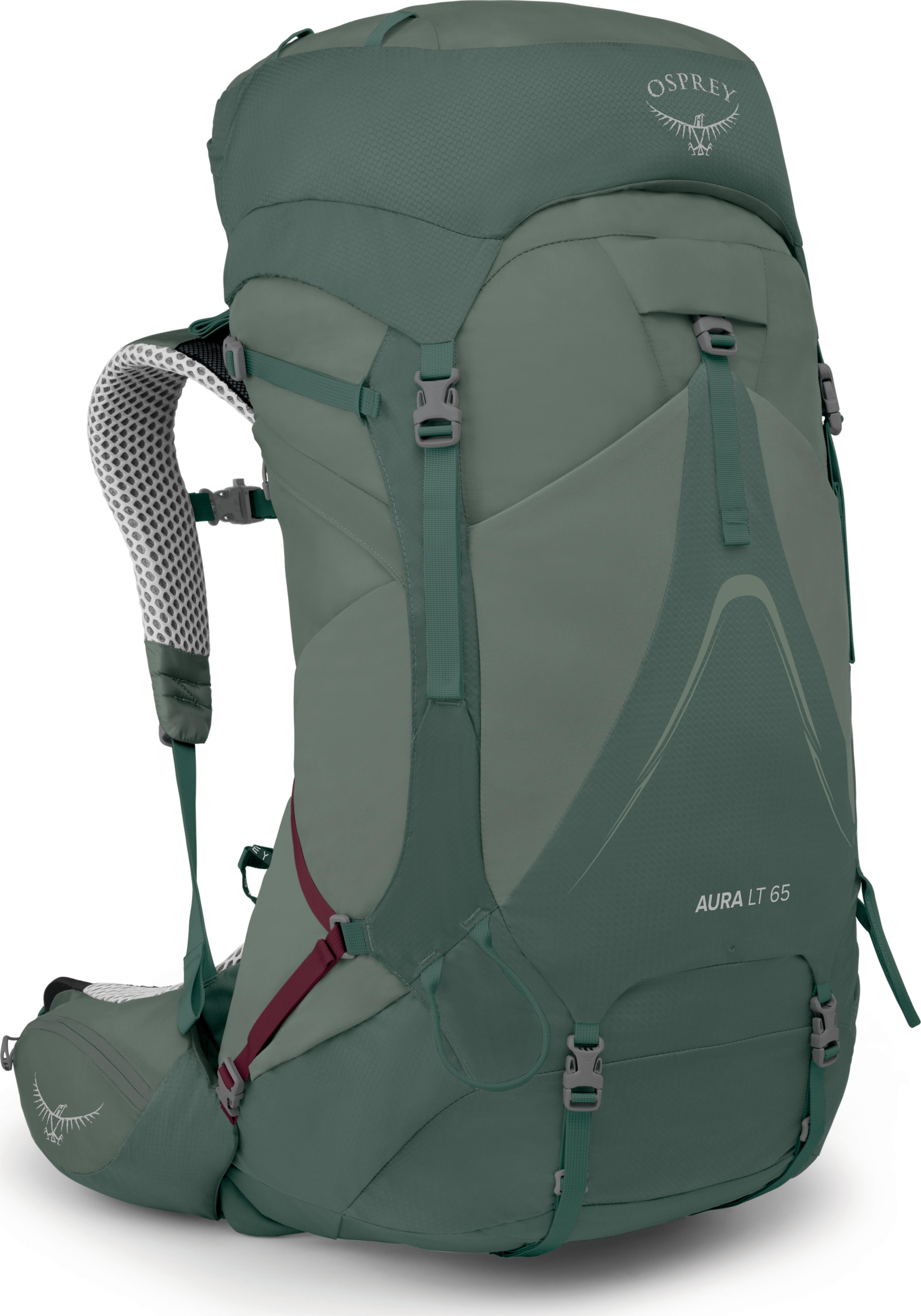 Osprey Women's Aura AG LT 65 grønn tursekk med AntiGravity-ryggsystem